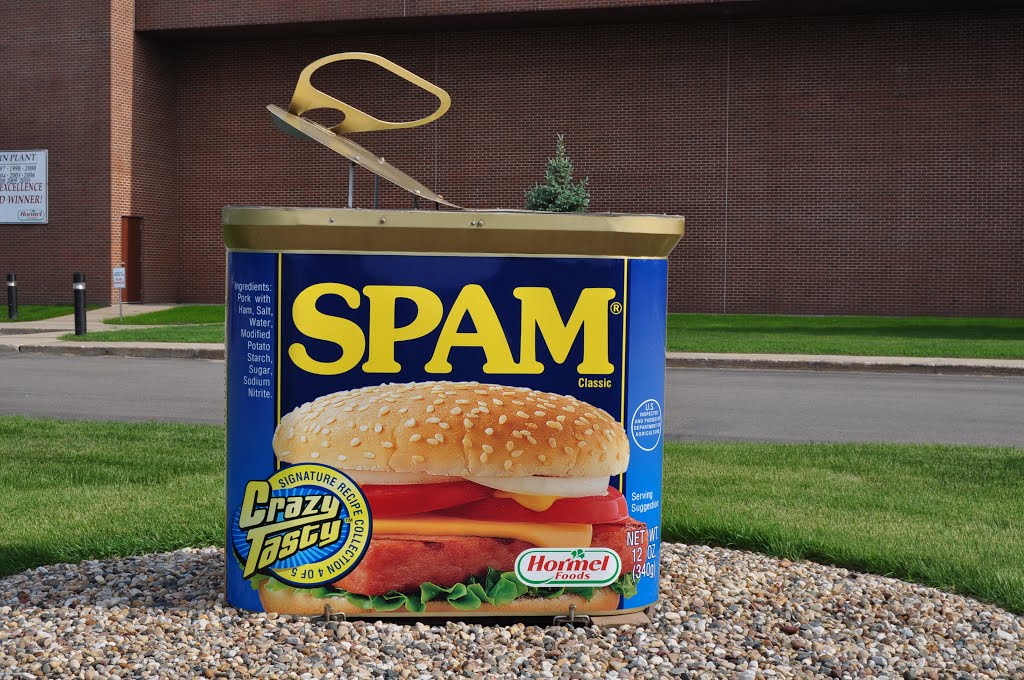 Big can of Spam in Austin, MN