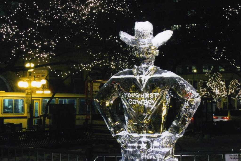 Cowboy out for a night on the town