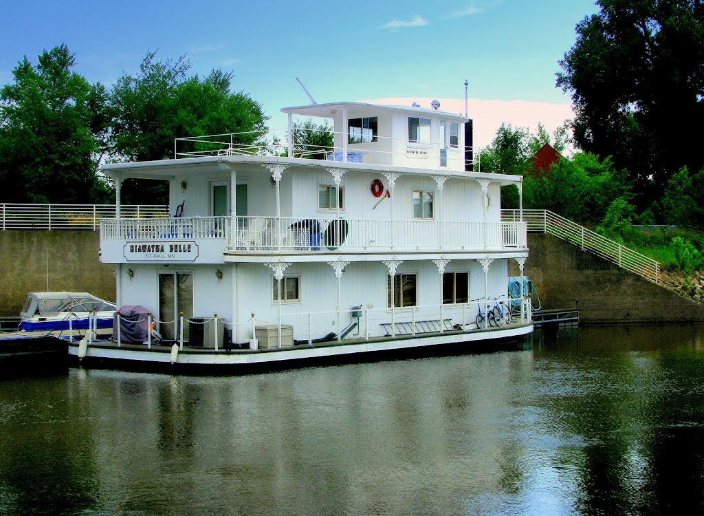 Houseboats on the Mississippi