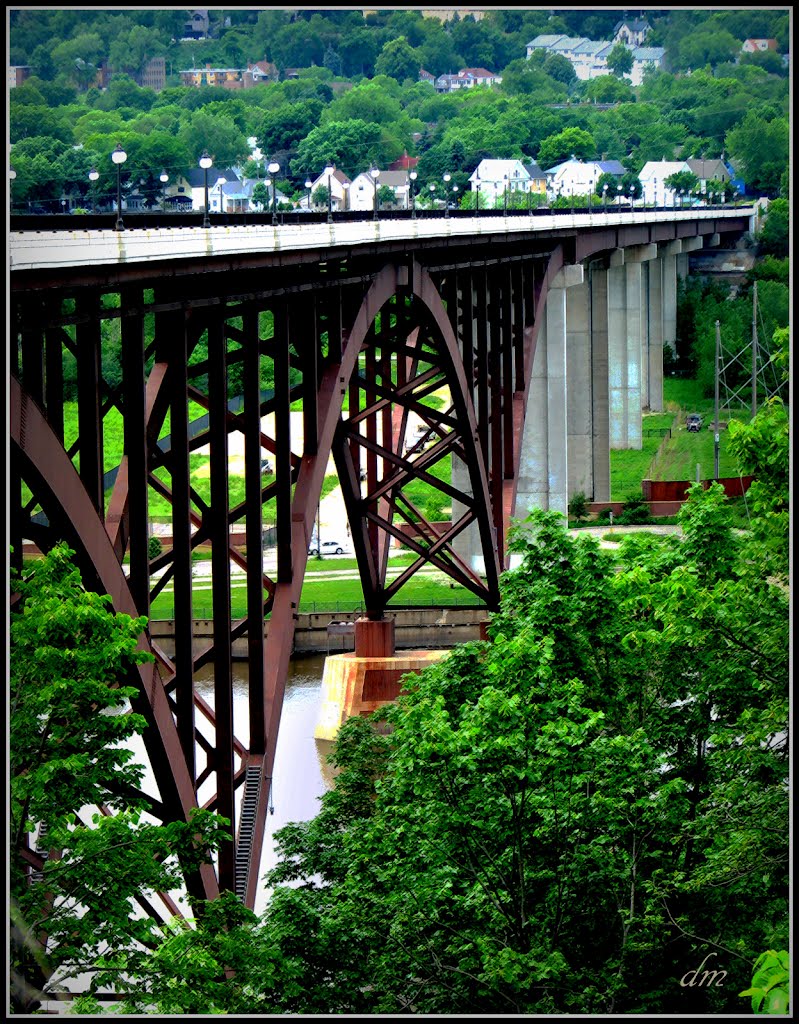 High Bridge, St. Paul, crossing the Mississippi