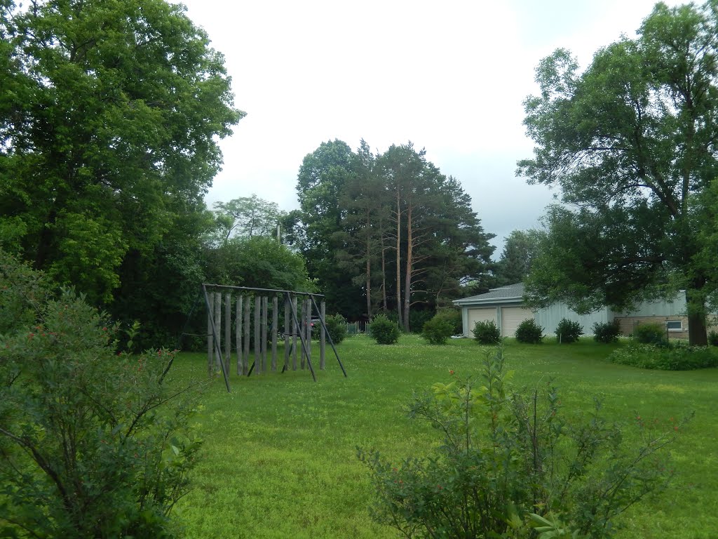Log Swing Set