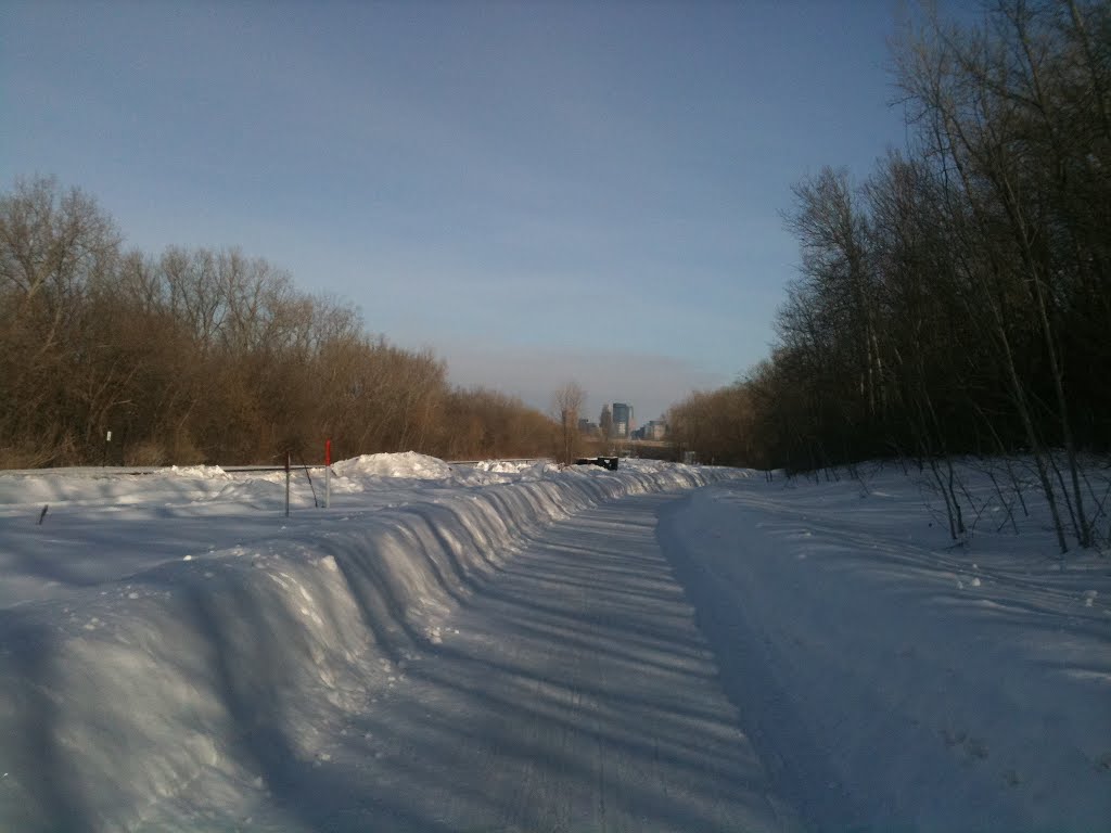 Winter ride on the Cedar Lake Trail