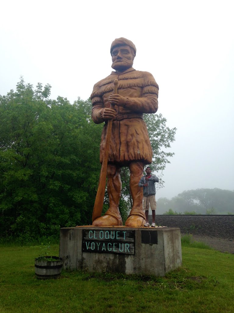 Cloquet Voyager Statue