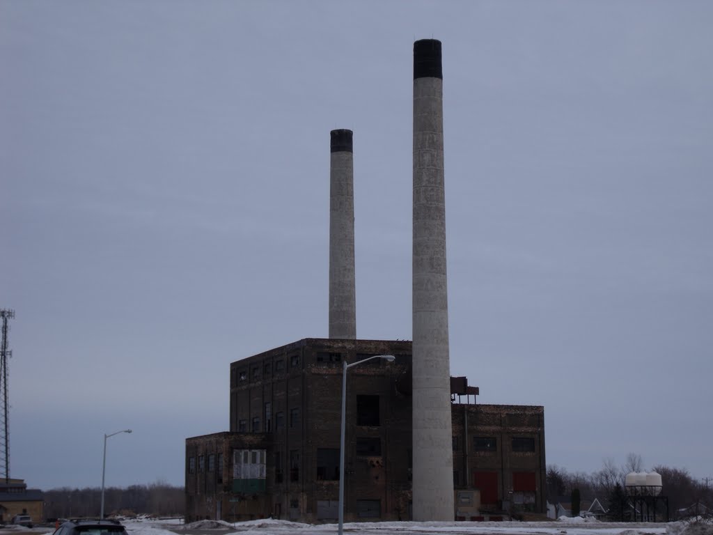 Old smoke stacks