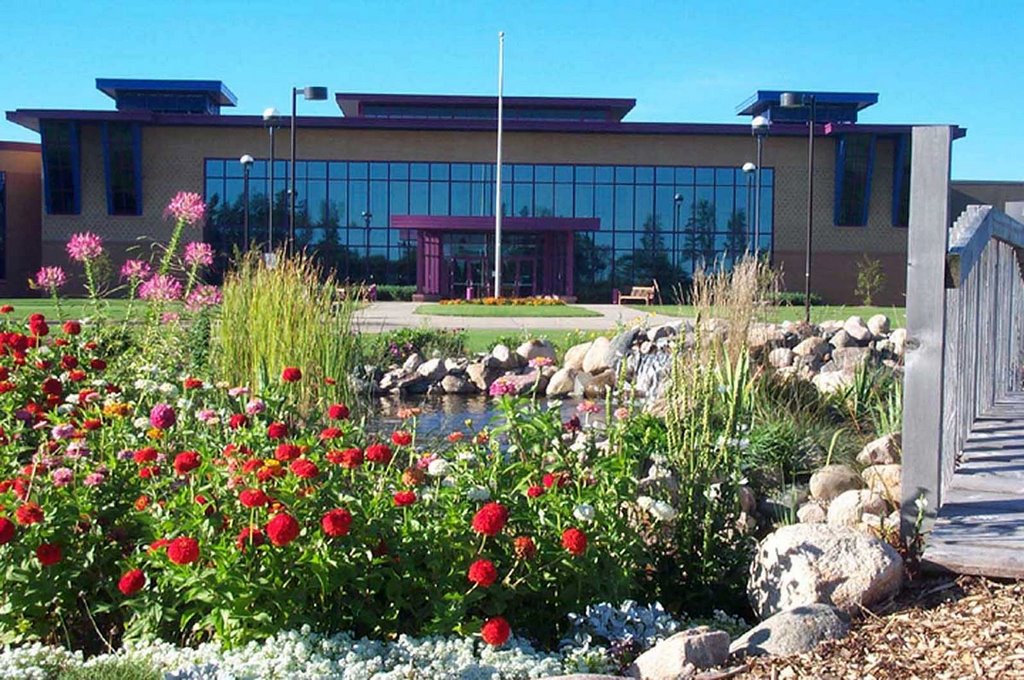 Central Lakes College Colorful Entrance