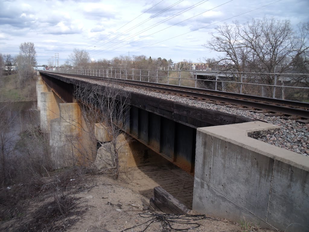Railway Spanning The Mississippi River