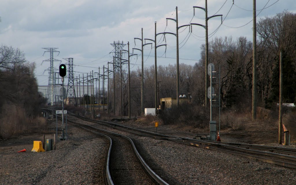 Tracks to Anoka, Fridley, Minnesota