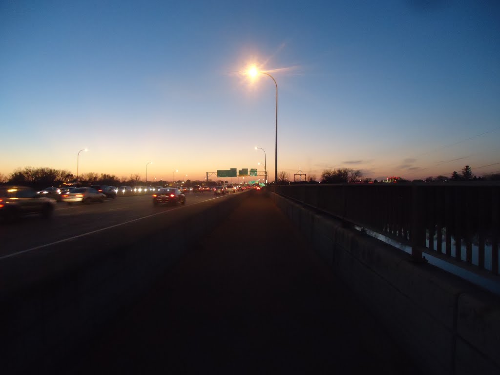 Crossing Back Over The Mississippi Towards Brooklyn Center