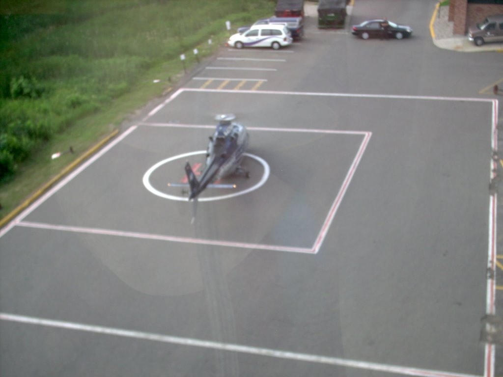 Chopper pad, Methodist Hospital