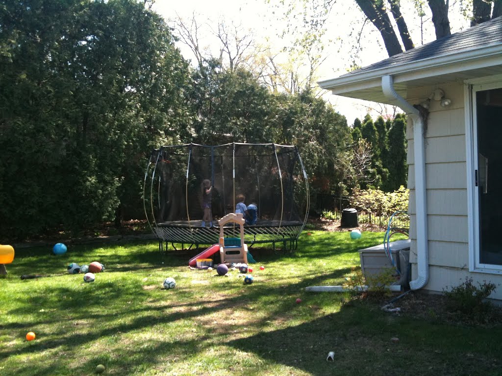 Charley, James, and Berit on the tramp