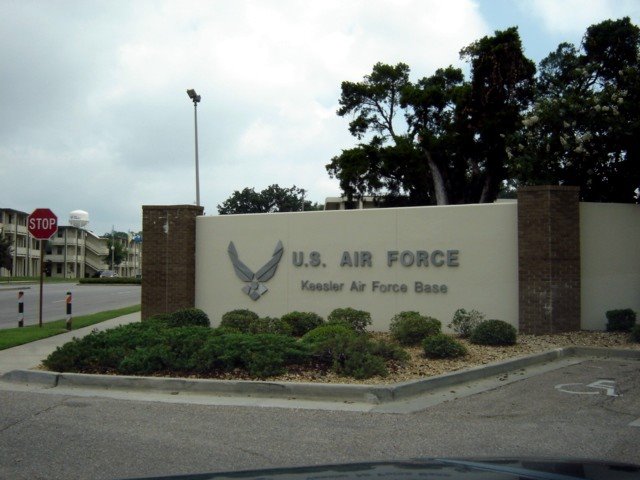 Gate at Keesler Air Force Base 2005