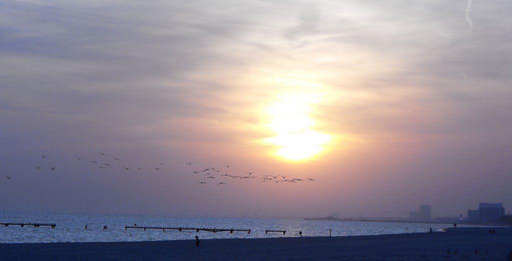 Sunset over Gulfport, MS