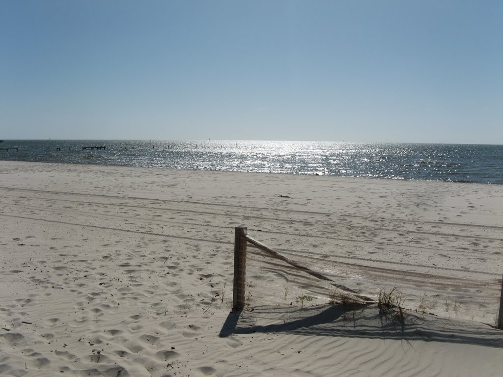 Gulf of Mexico and beach, Biloxi, Mississippi