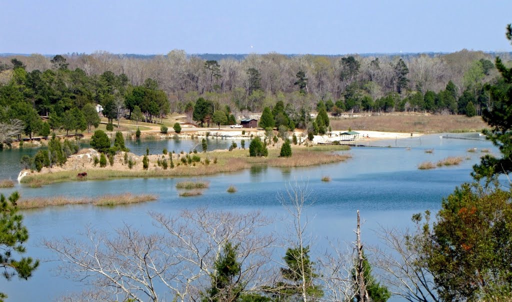 Lake & Beach at St. Stephens Historical Park (St. Stephens, AL)