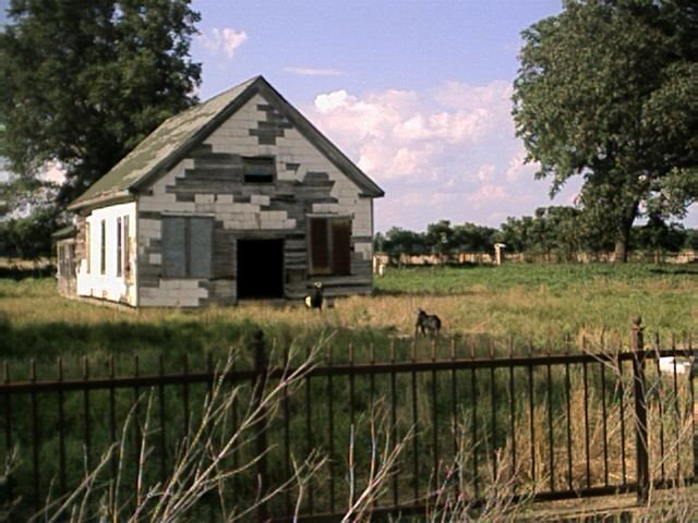 Abandoned Church And Graveyard