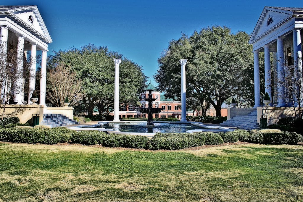 Gillespie Commons - Site of Former Middle Section of Fitzhugh and Preston Halls - Burned 1927