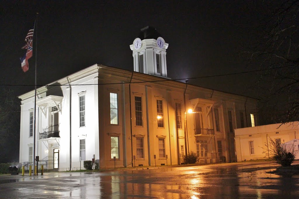 Monroe County Courthouse - Built 1857 - Aberdeen, MS