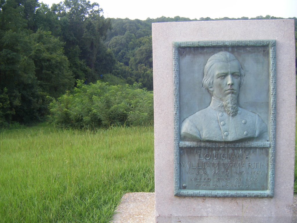 vicksburg, ms, Confederate positions, William Martin, La