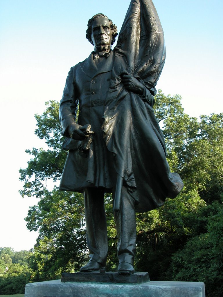 President Jefferson Davis Portrait Statue, Vicksburg National Military Park, Mississippi