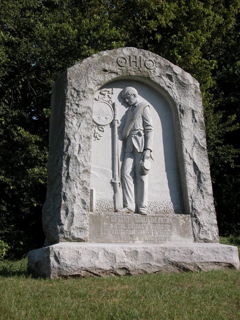 76th Ohio Infantry Monument, near the U.S. Navy Memorial, Vicksburg National Military Park, Mississippi