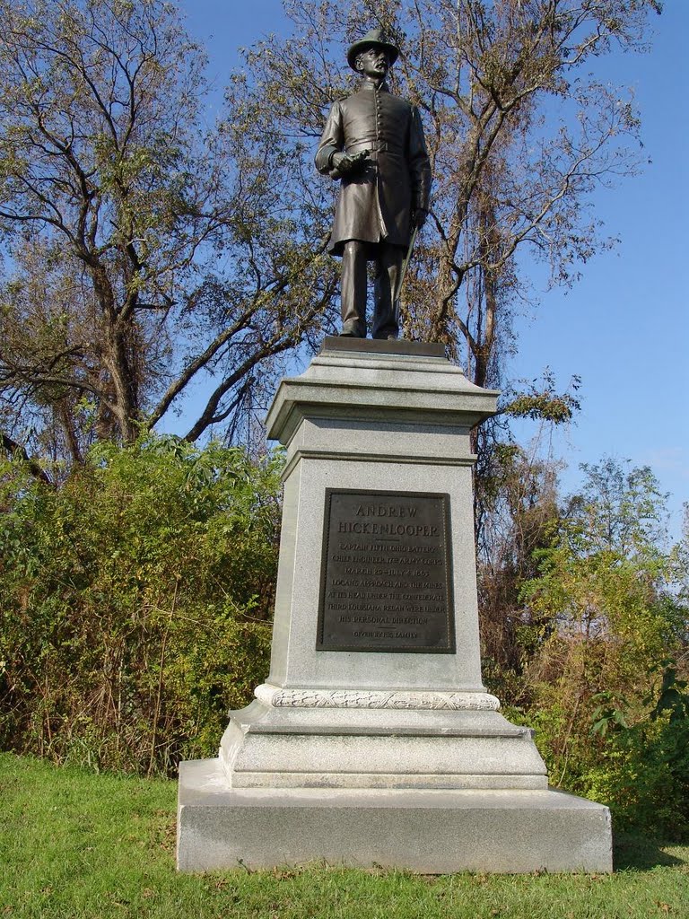 Statue of Andrew Hickenlooper - Vicksburg National Military Park