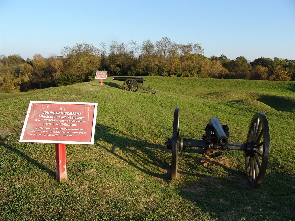 Canons at Fort Hill - Vicksburg National Military Park