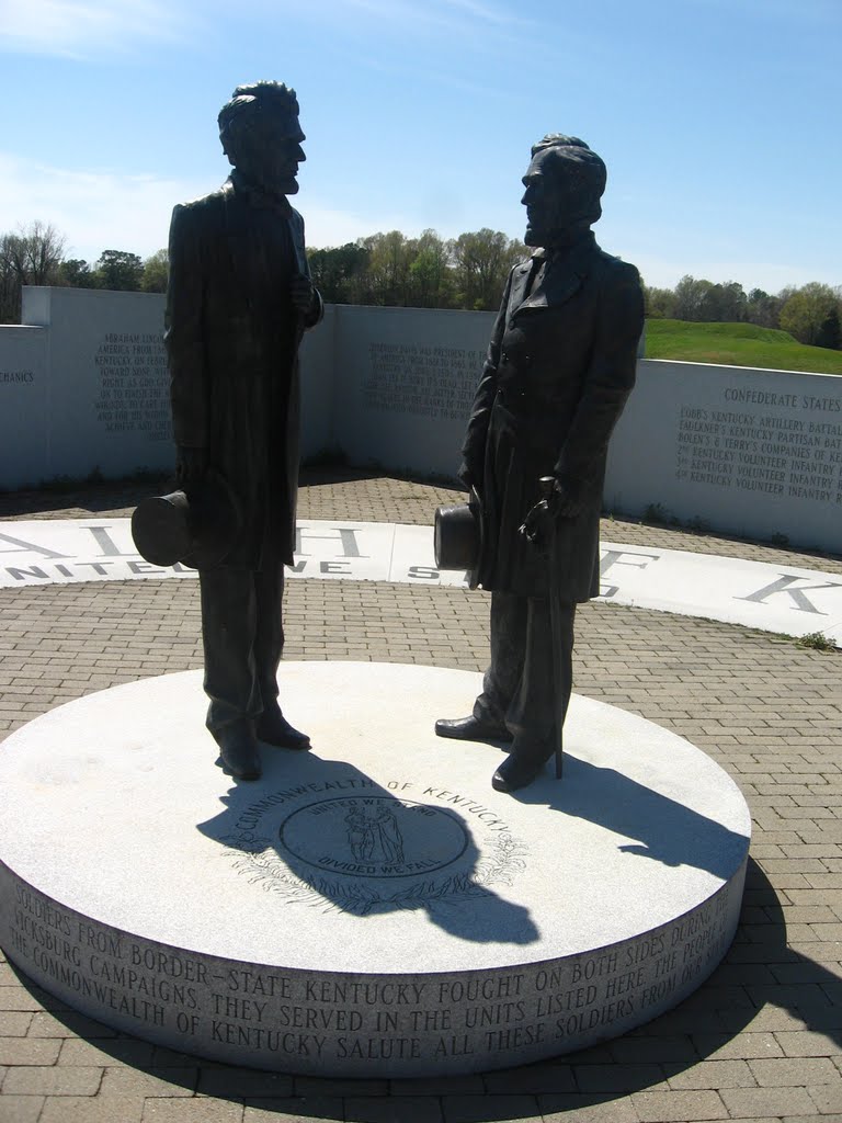 Jefferson Davis and Abe Lincoln