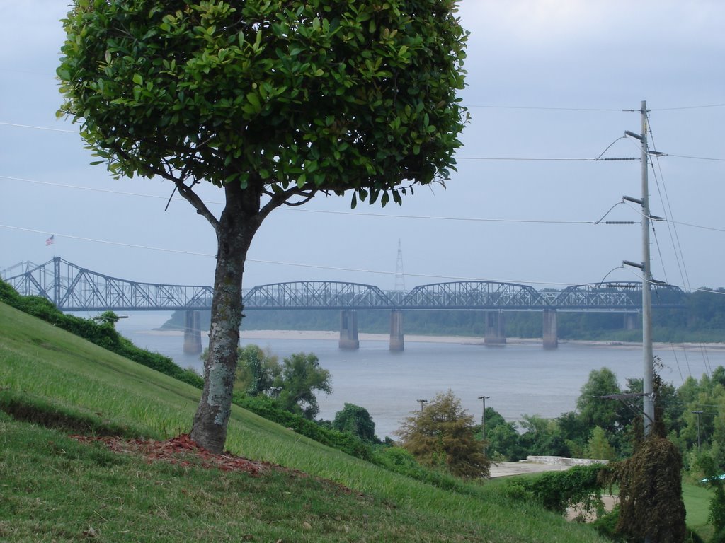 View on Mississippibridge Vicksburg