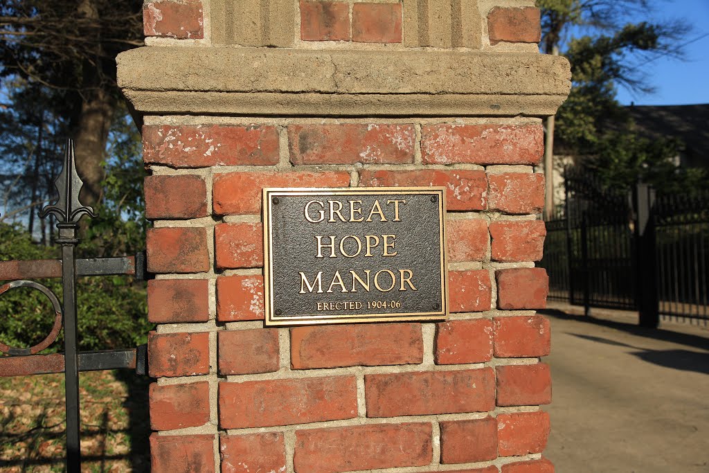 Great Hope Manor Sign