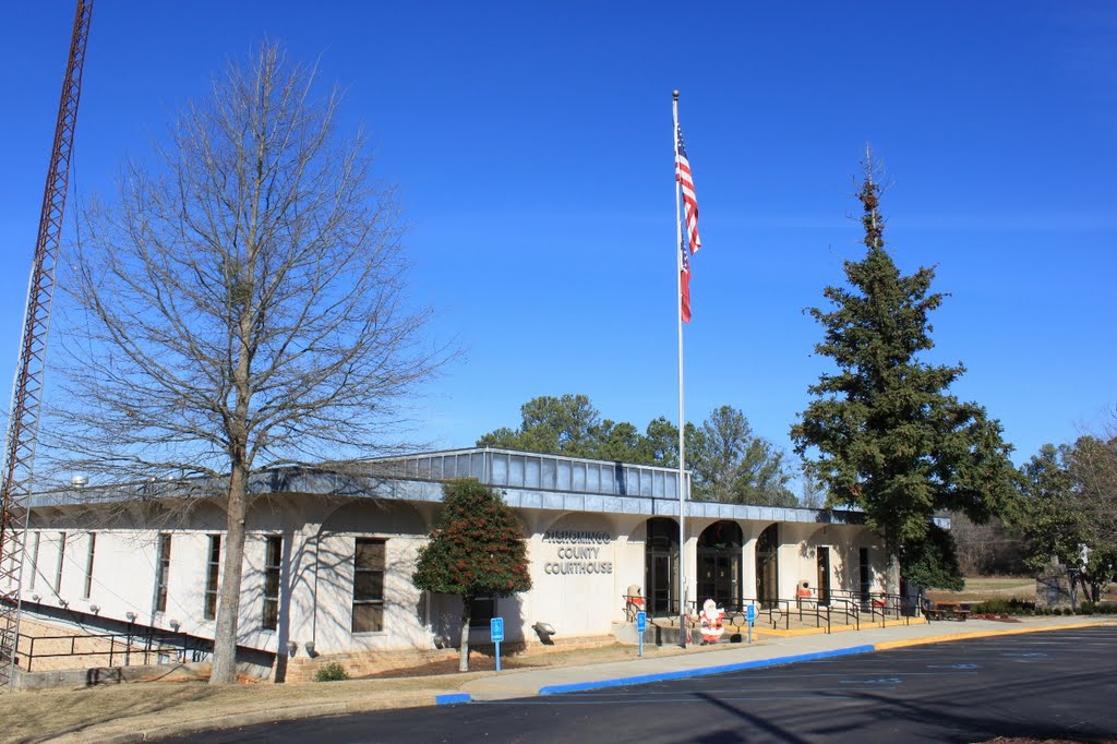 Tishomingo County Courthouse - Built 1971 - Iuka, MS