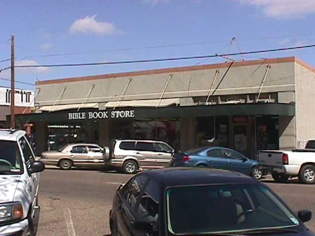 The Bible Book Store in downtown Meridian, MS