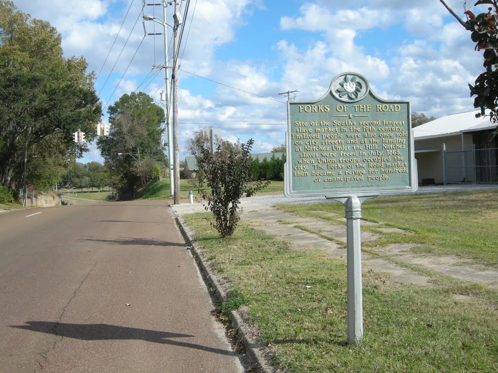 Site of one of the most famous slave markets in the Old South - Nov 2012