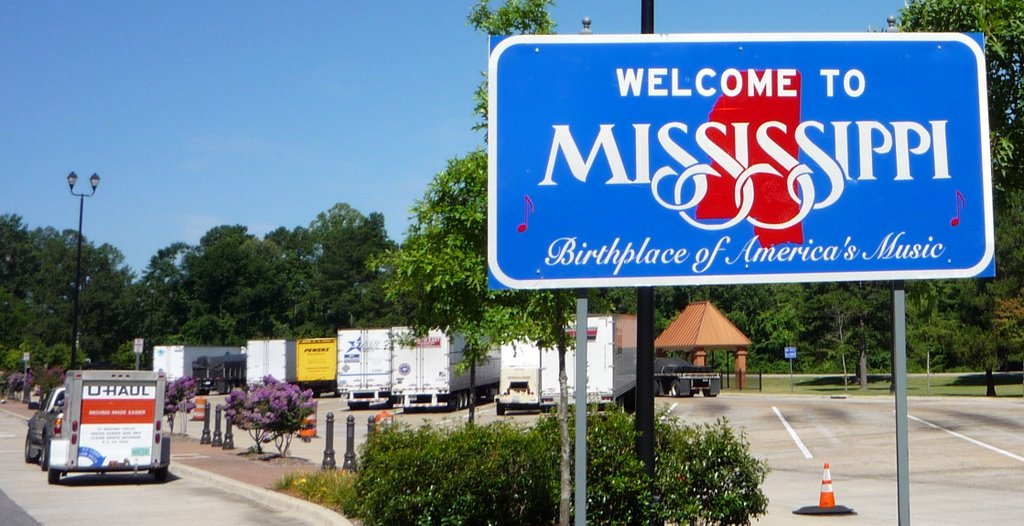 Welcome to Mississippi, I20 - Lauderdale, Mississippi.