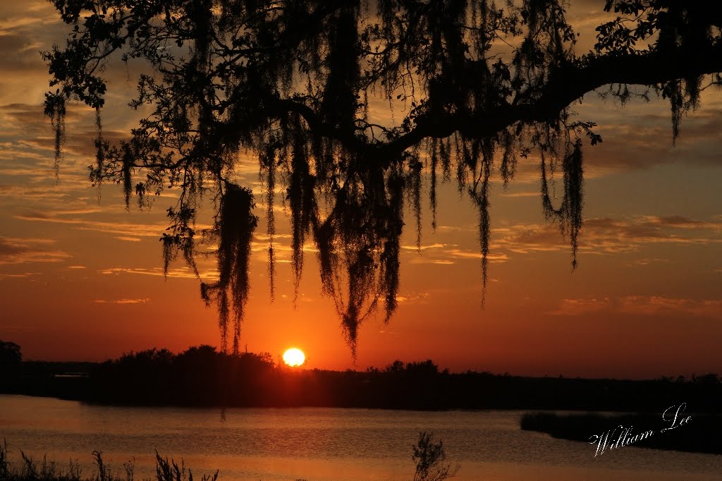 Sunset over Pascagoula