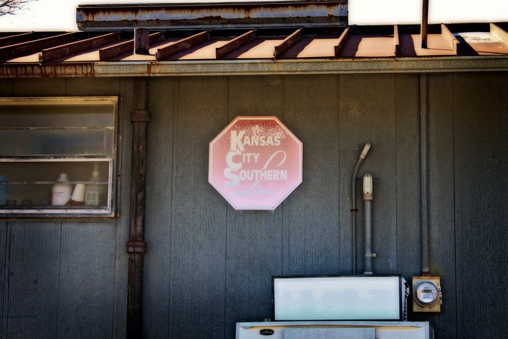 "Kansas City Southern Lines" - Old Ackerman Train Depot