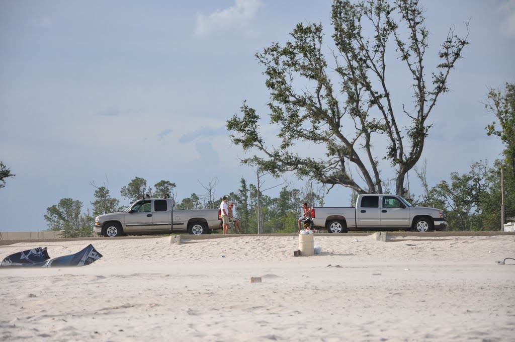 kitesurfing at henderson Point
