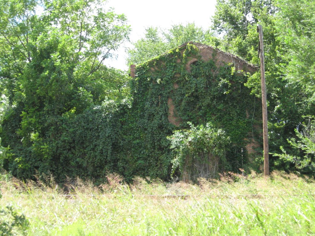 Ruins of Iron Furnace Company Store and warehouse on Iron Mountain Railway