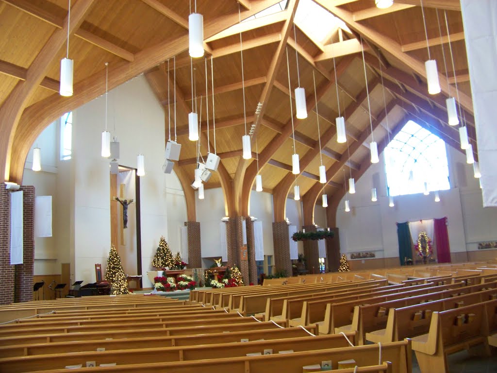 Our Lady of the Lake (Catholic Church) inside long view Big Church!