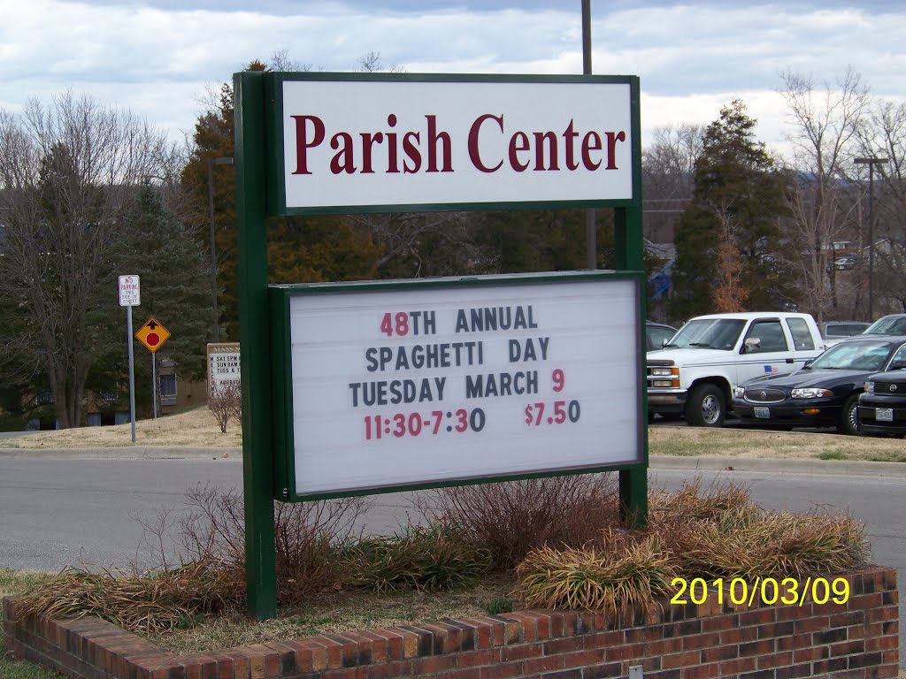 Parish Center Sign, Our Lady Of The Lake
