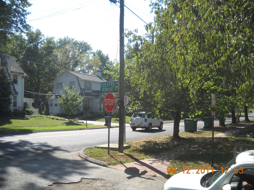 Theater Lane and Newport Avenue, Webster Groves, MO, USA