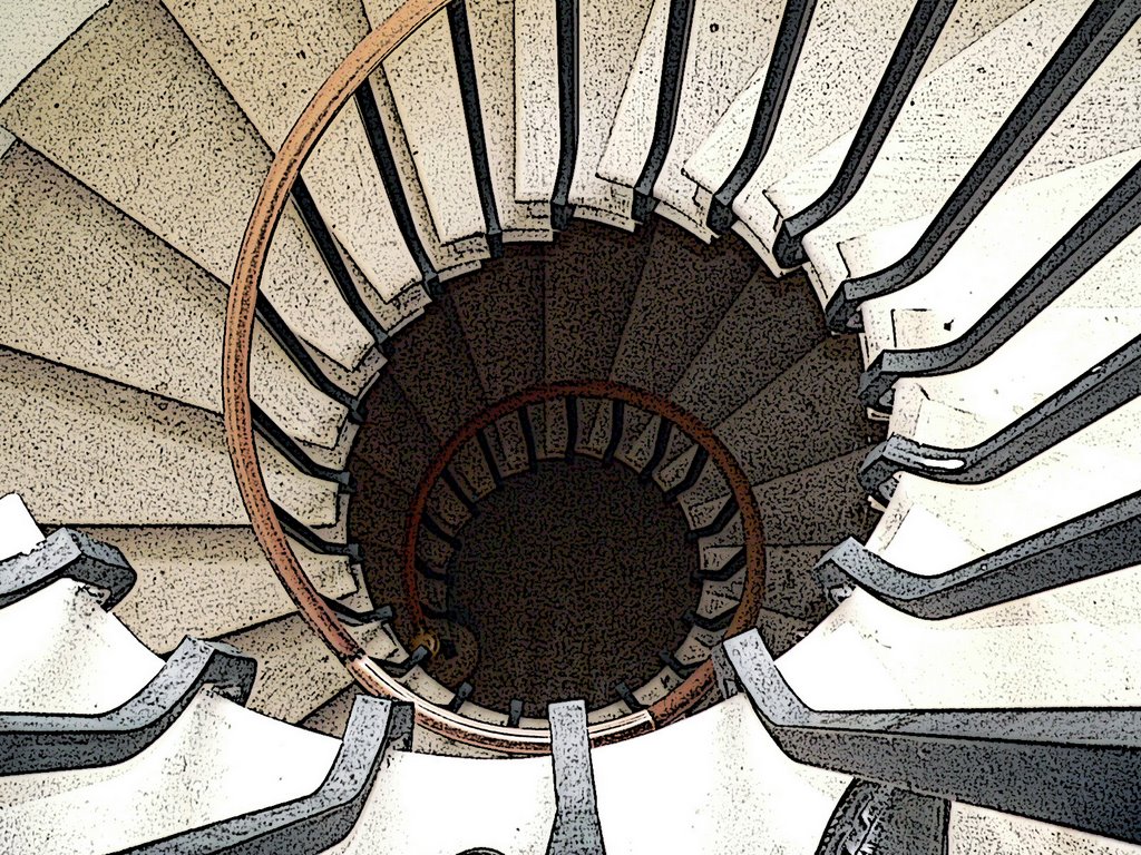 Westminster College, Fulton, Missouri, organ loft staircase