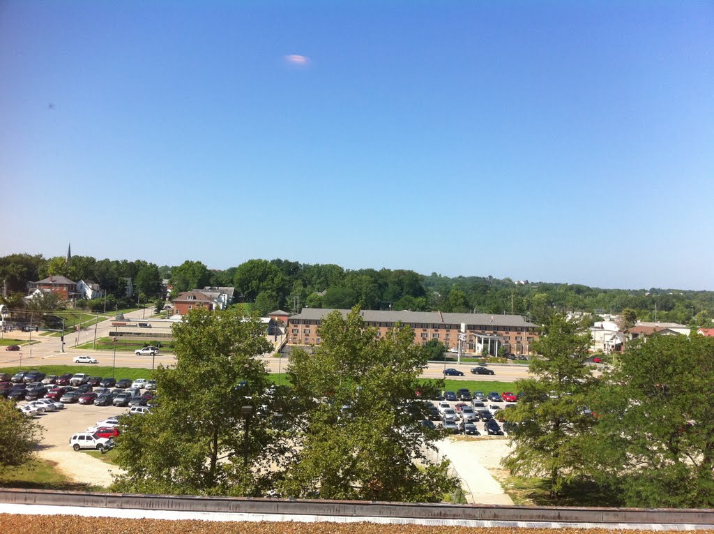 View to west from 4th floor of Truman Building