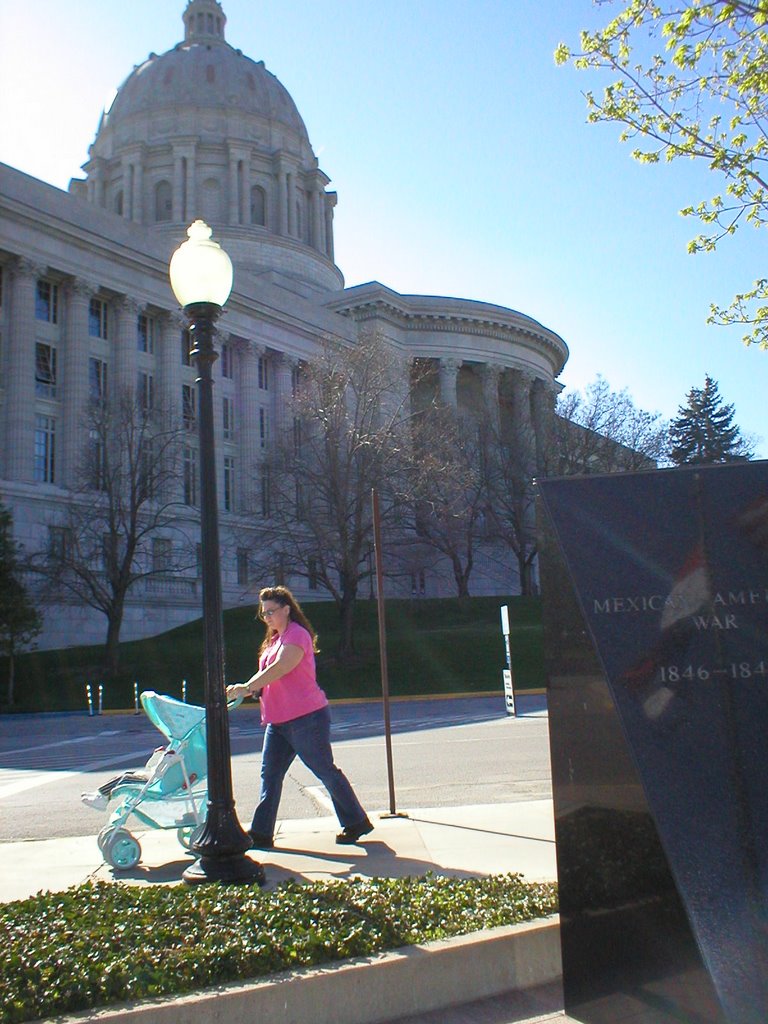 Danielle at the Capitol in Jefferson city