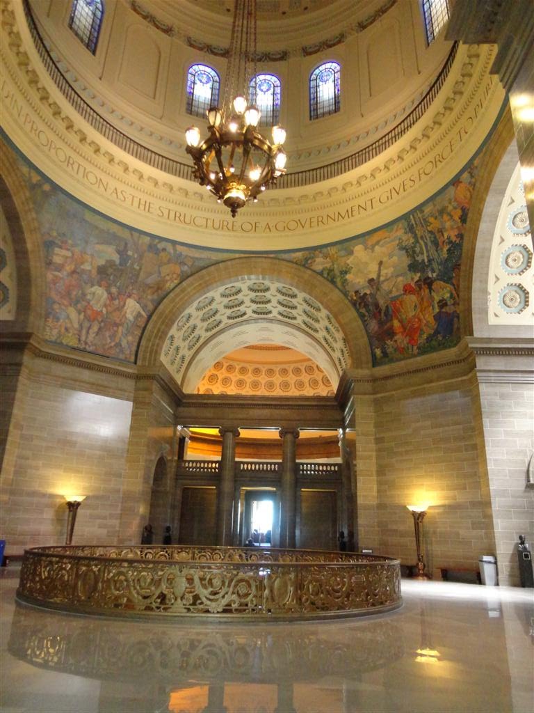 inside the Missouri State Capitol, Jefferson City, MO