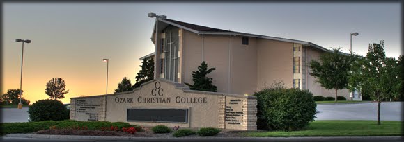 Ozark Chapel at dusk