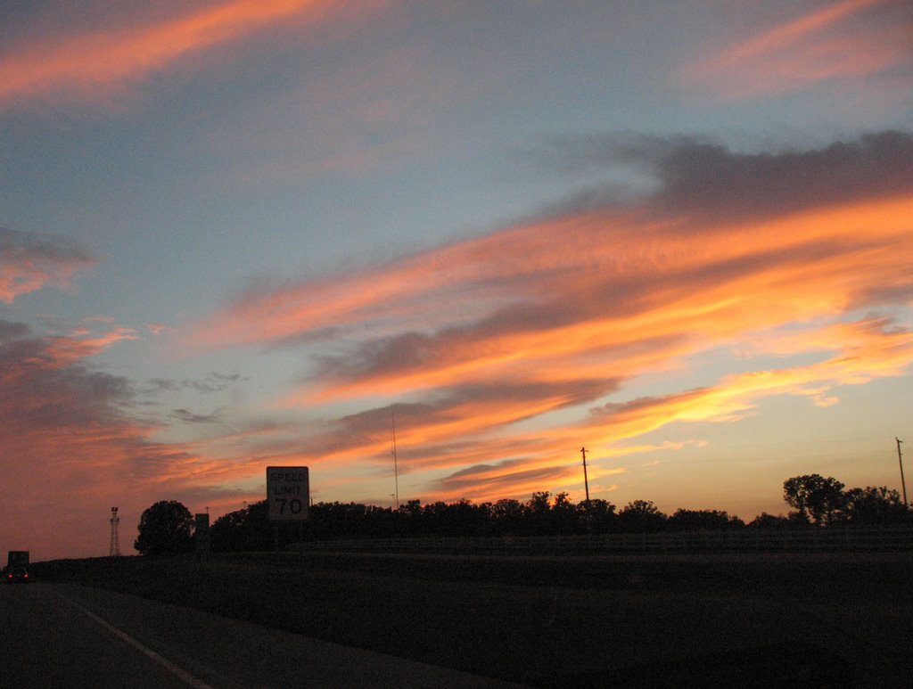 Past sunset on 44