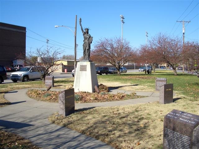 Statue of Liberty reproduction,North Kansas City,MO