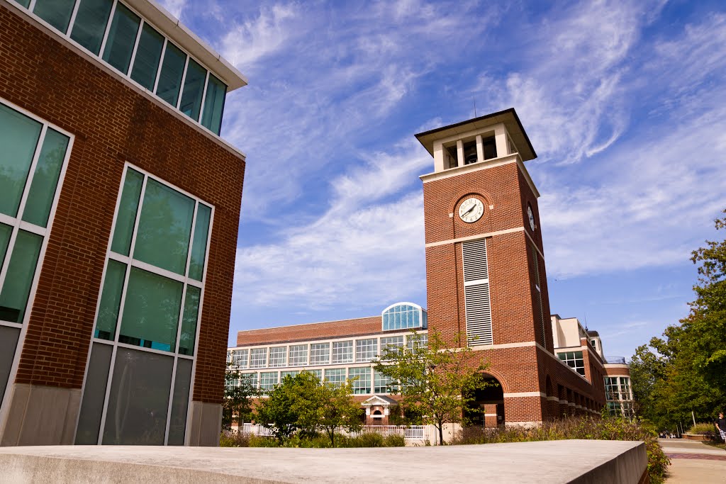Truman State University Magrudern Hall Pickler Memorila Library and Clock Tower