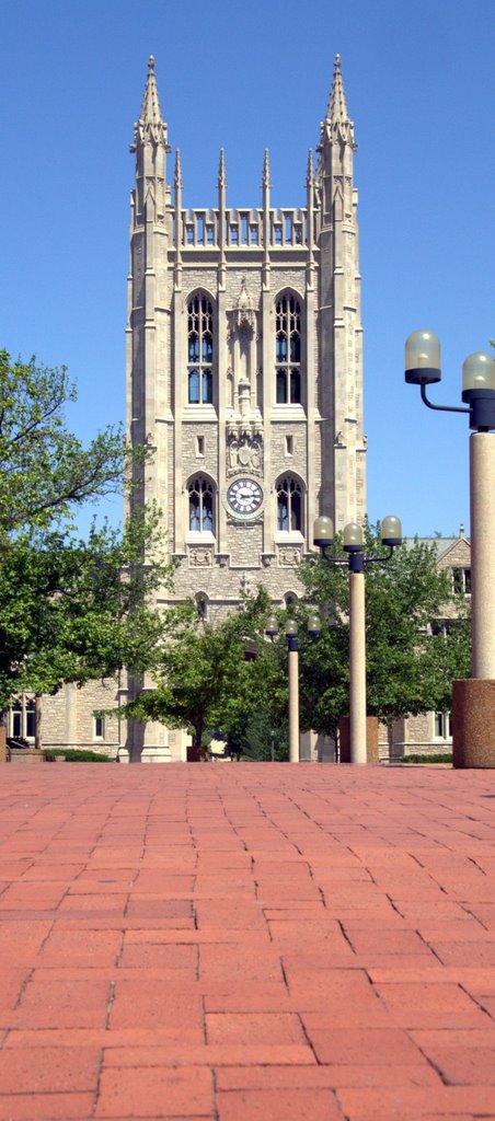 Memorial Union Tower and Lowry Mall