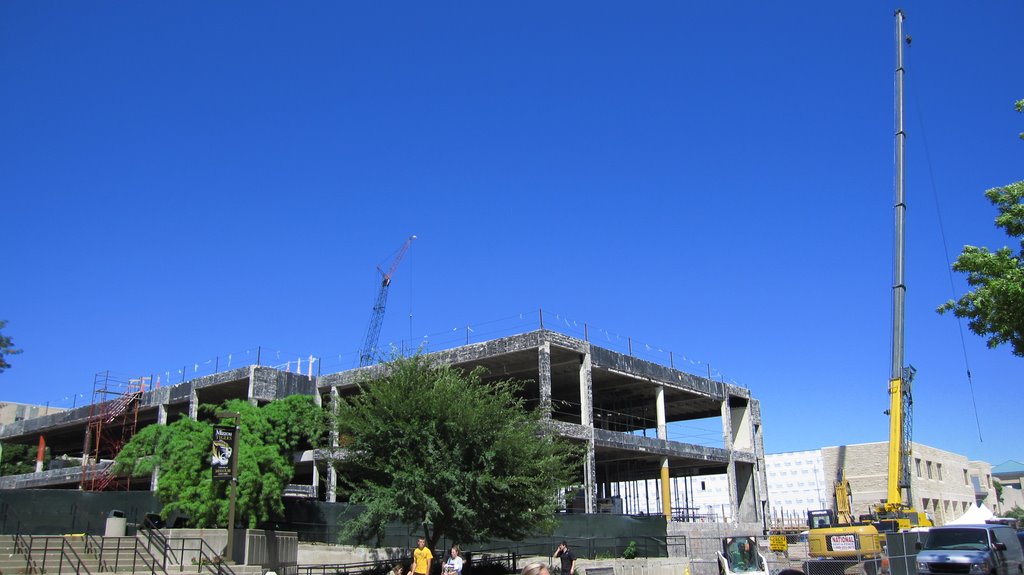 Brady Commons, gutted and under construction, University of Missouri